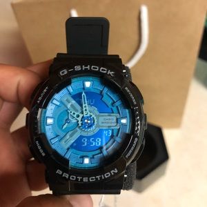 Gshock Blue Sea & Black Watch